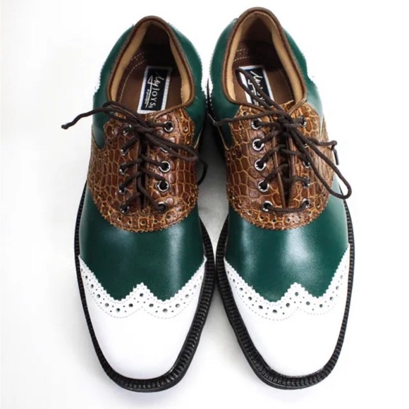 FJ icon shield leather golf shoes 4.5 - Picture 1 of 12